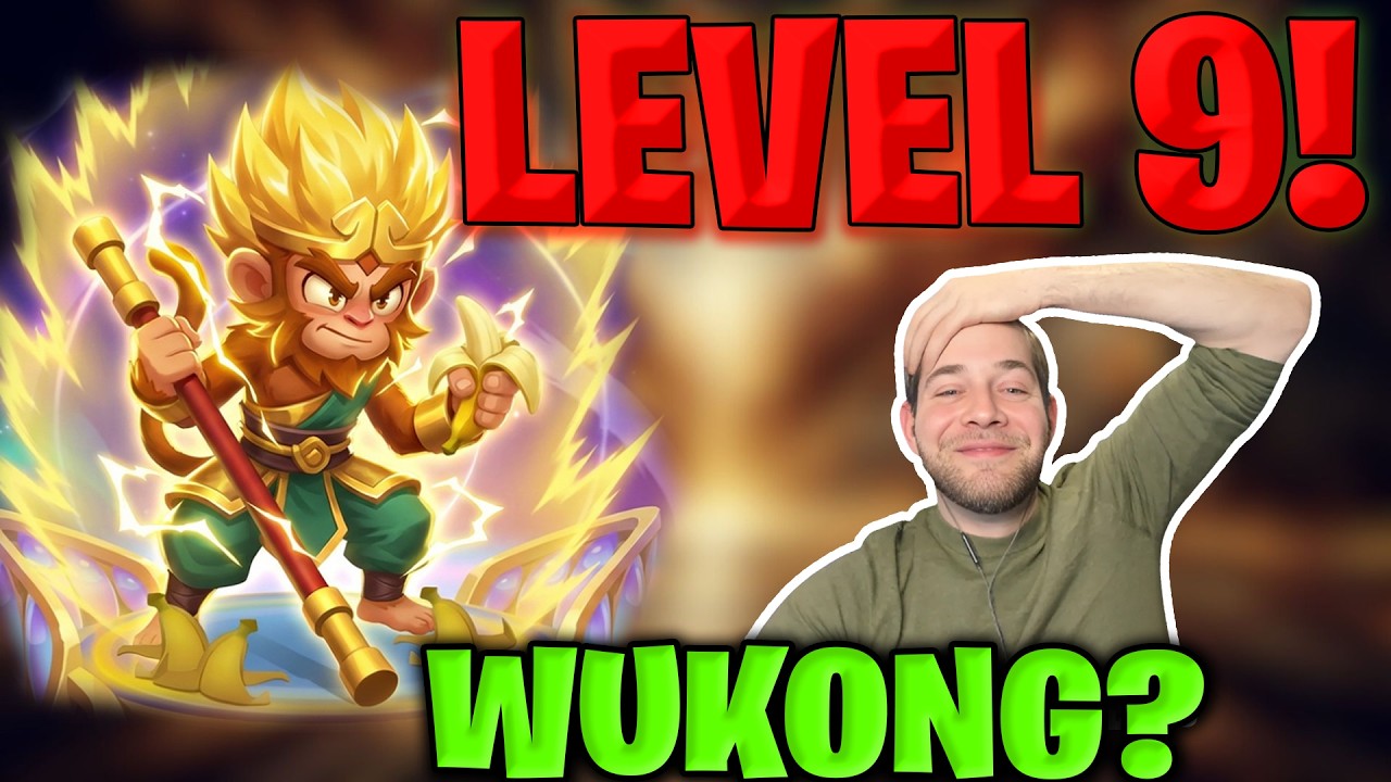 Level 9 Wukong DESTROYED Robot! How to Play Wukong? | Rush Royale
