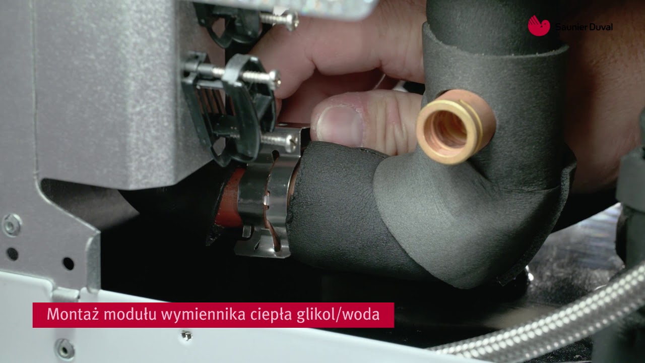 Centrala grzewcza GeniaSet Mono: Montaż wymiennika ciepła glikol/woda- GeniaAir Mono | Saunier Duval