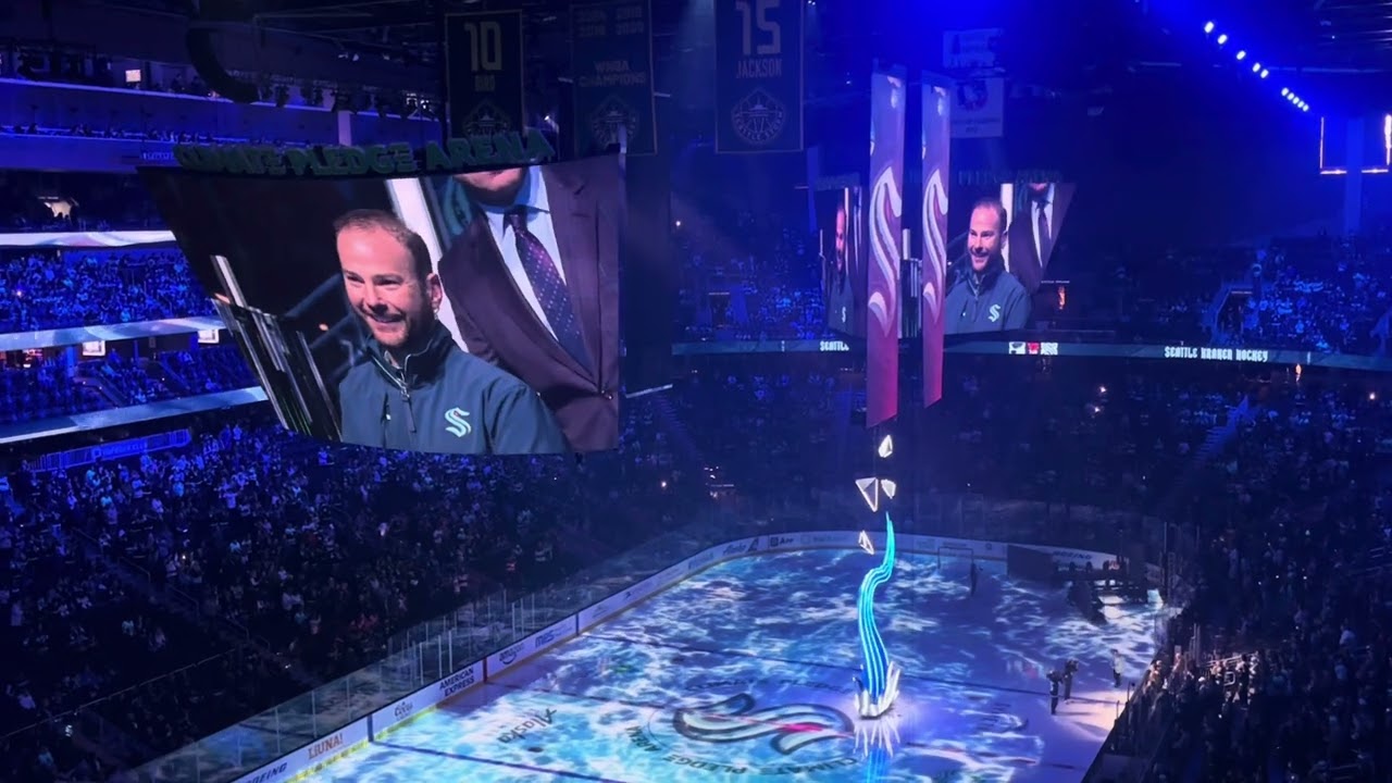 Seattle Kraken Opening Day Player Introductions and National Anthem