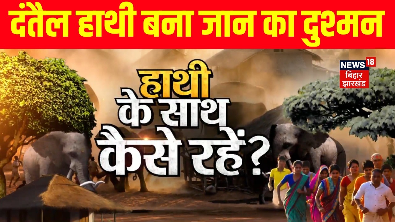 Jharkhand Elephant Story : हाथी के साथ कैसे रहें ? | Vishesh | Elephant Attack in Jharkhand | News18