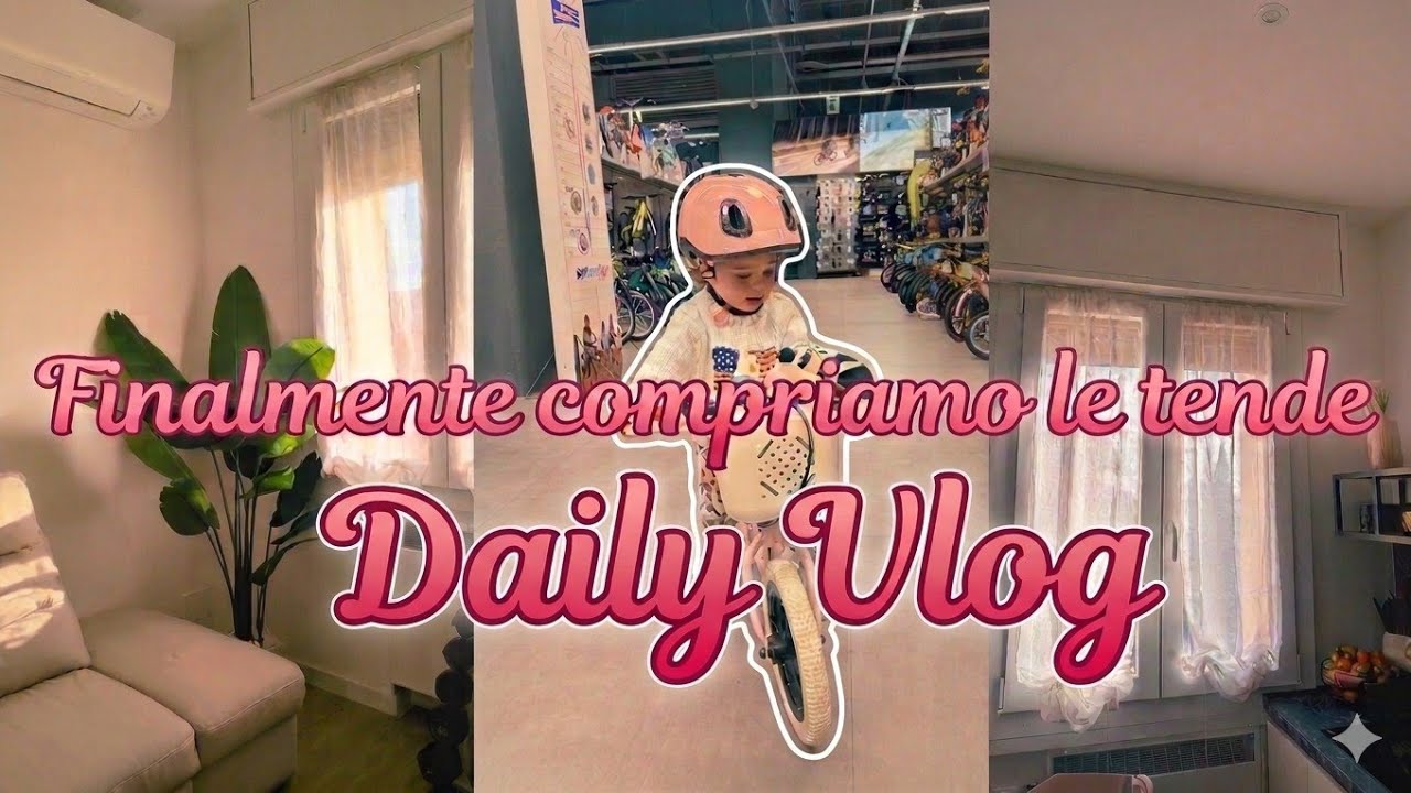 DAILY VLOG🤎 Finalmente abbiamo comprato le tende🏠 Cos'è successo a Camilla 🥺 CHE PAURA!