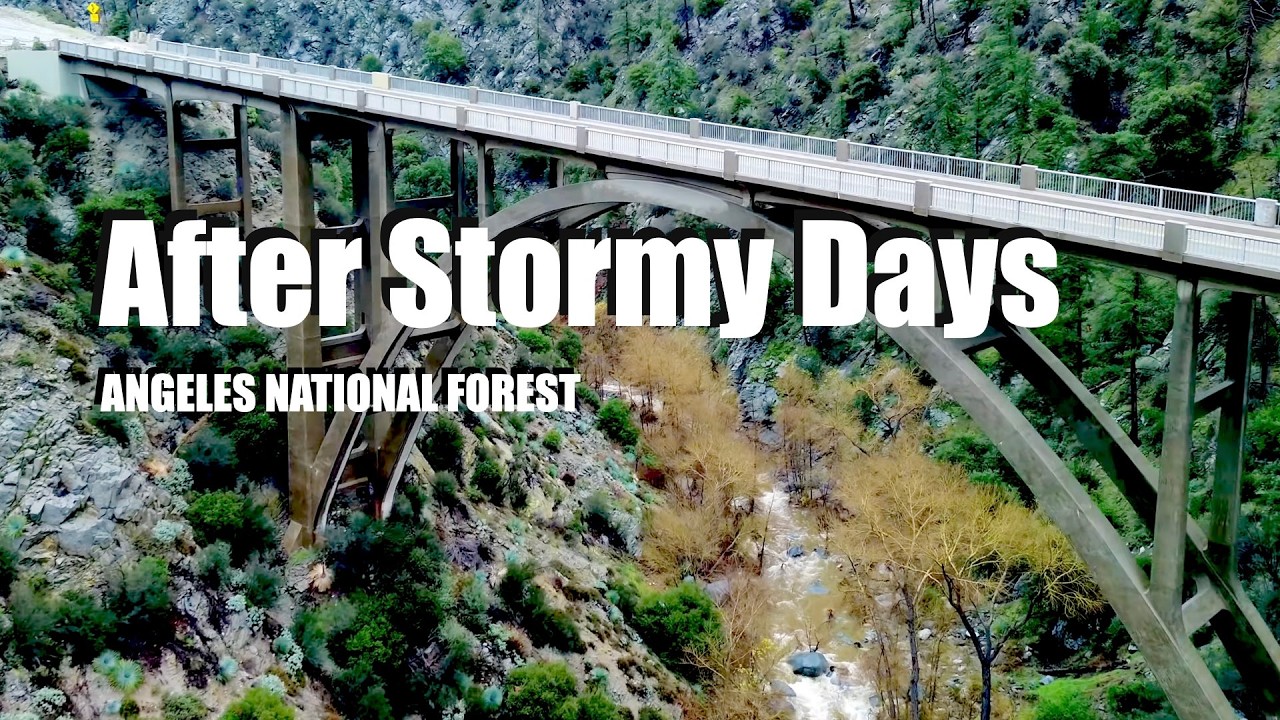After the Stormy Days in Angeles National Forest | Creeks and Rivers from Above