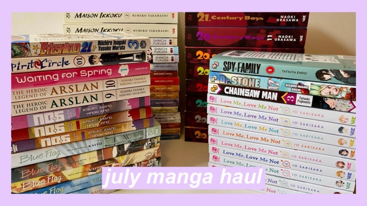 collective manga haul & unboxing - july 2021