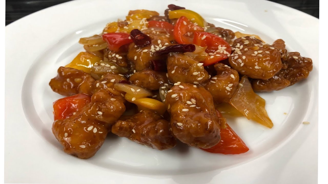 Pollo Agridulce Estilo Chino
