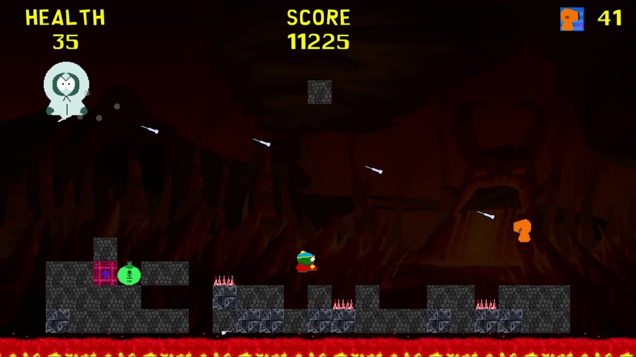 Survive in Hell (South Park Fan Game) - Quintuple Digit Score!