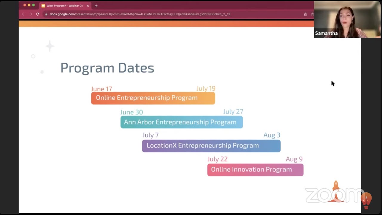 What Program? Webinar