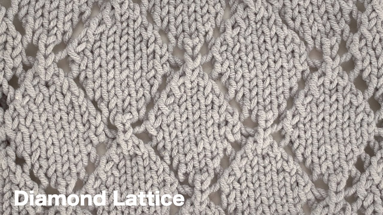 Diamond Lattice | Knitting Stitch Patterns