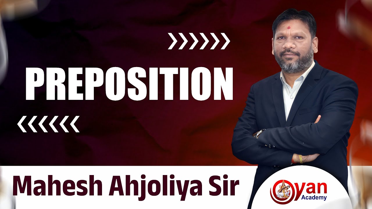PREPOSITION | mahesh ahjoliya sir | TET - TAT | 08:00 AM
