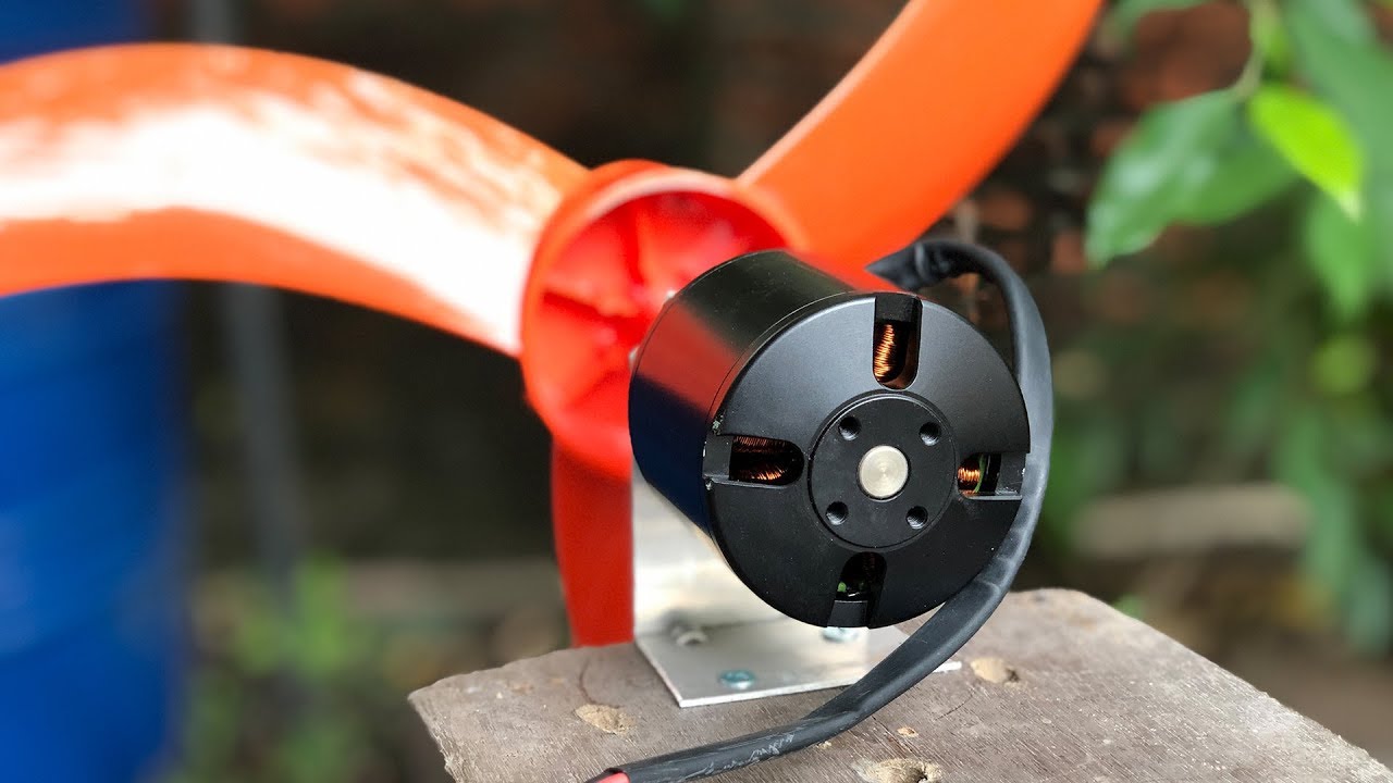 Thử sức mạnh Khủng Khiếp khi chế Quạt bằng động cơ máy bay 3 pha 2.7 kW ...