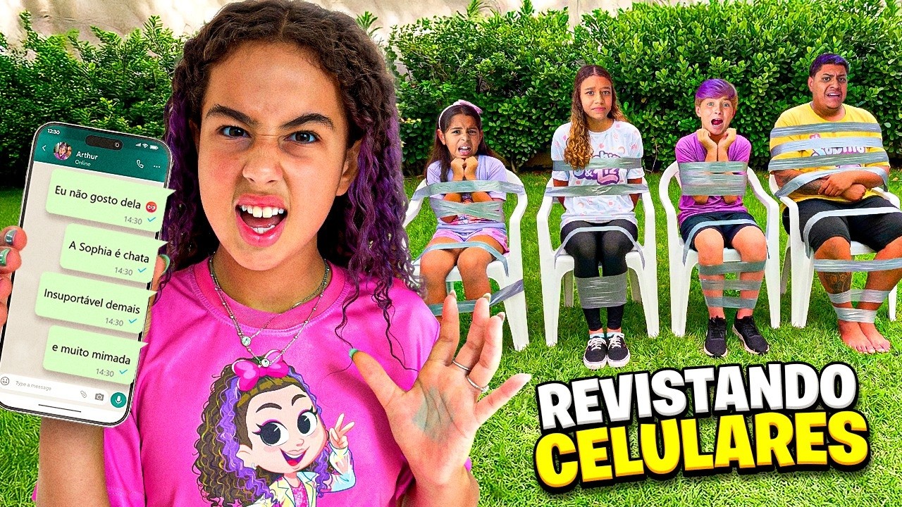 DESCUBRI QUE UM AMIGO DA TURMA DA SOPHIA ESTÁ FALANDO MAL DE MIM 😳📱