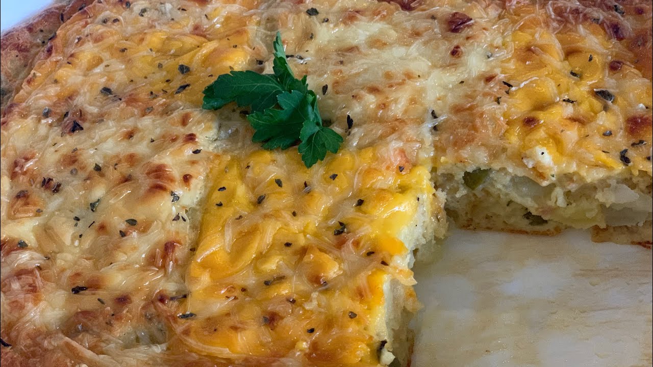 طورطية في الفرن كتجي لذييذة وساهلة والمذاق يا سلام 😋😋tortilla au four