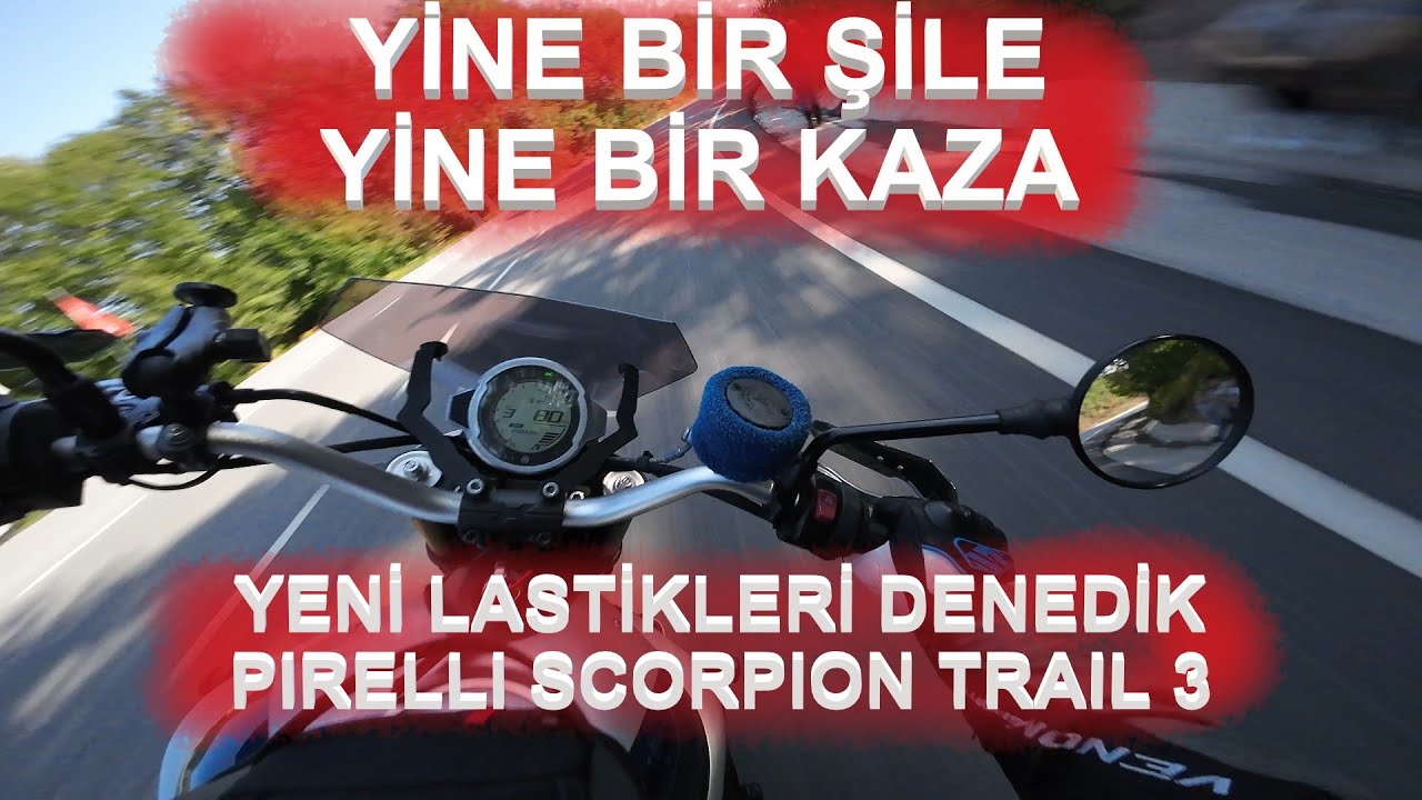 YİNE ŞİLE YİNE KAZA | YENİ LASTİKLERİ DENEMEYE GİTTİK | CF MOTO CLX 700 HERITAGE
