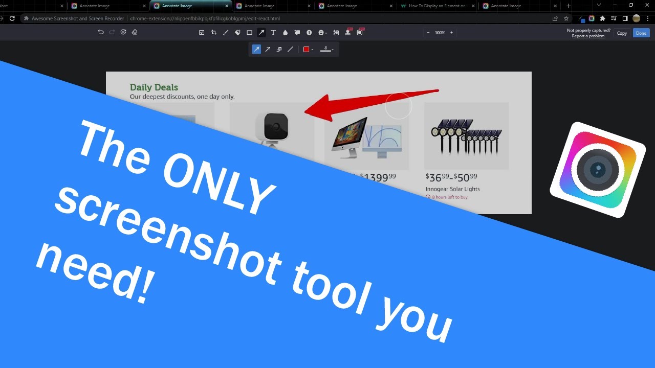 The only screenshot tool you'll need - Awesome Screenshot & Screen Recorder