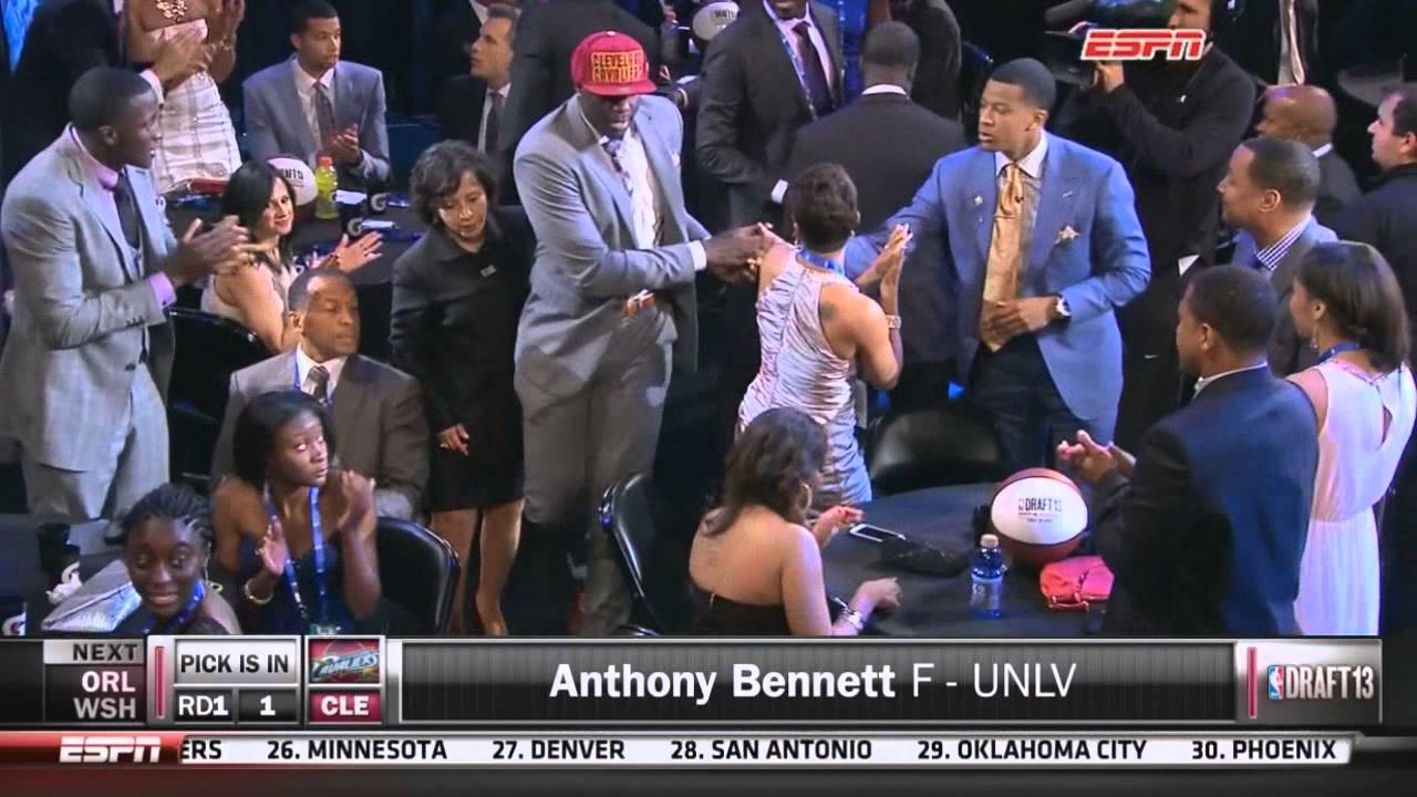 Anthony Bennett chosen #1 2013 NBA Draft
