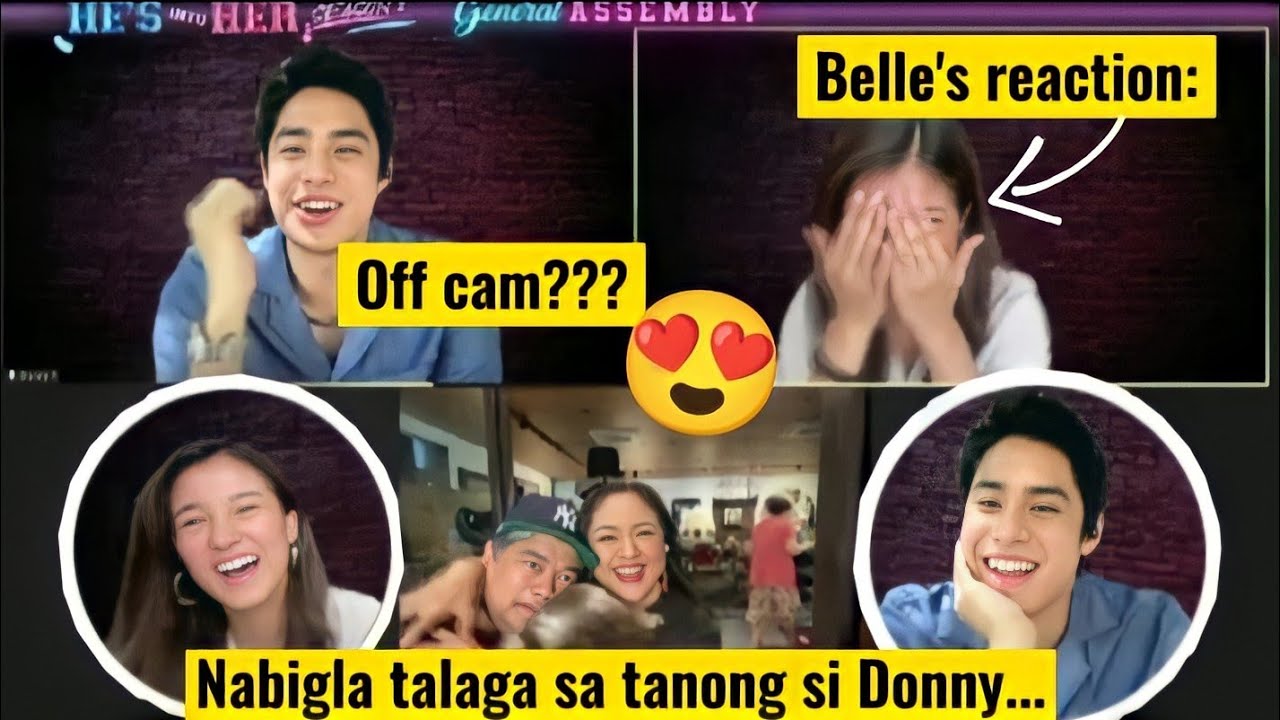 Donny NABIGLA sa tanong tungkol sa OFF CAM GANAPS NILA NI BELLE | Donbelle family