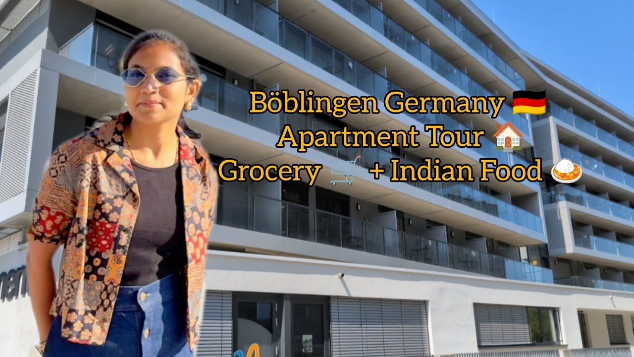 "Böblingen Germany Apartment Tour 🇩🇪 | Grocery Shopping + Indian Food in Germany!"