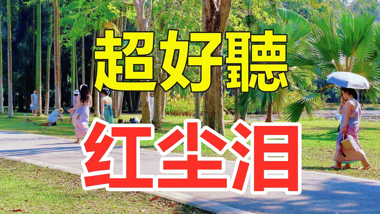 天啊！超好聽！傷感情歌《紅塵淚》心甘情願做你一生的紅顏知己，醉人的歌聲催人淚下，太好聽了！給生活加點糖Chinese scenery