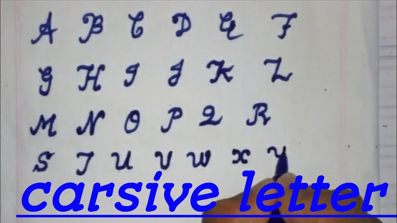 Carsive Letter Onushilon ll Practice Of Carsive Letter l handwriting  l Tipsclub