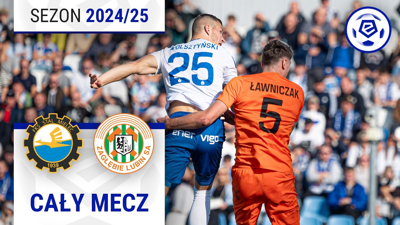 (1/2) Stal Mielec - Zagłębie Lubin | CAŁY MECZ | Ekstraklasa 2024/25 | 13. Kolejka