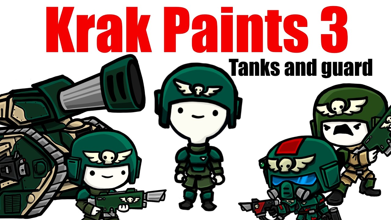 Krak Paints #3 Tanks and Guard for adepticon