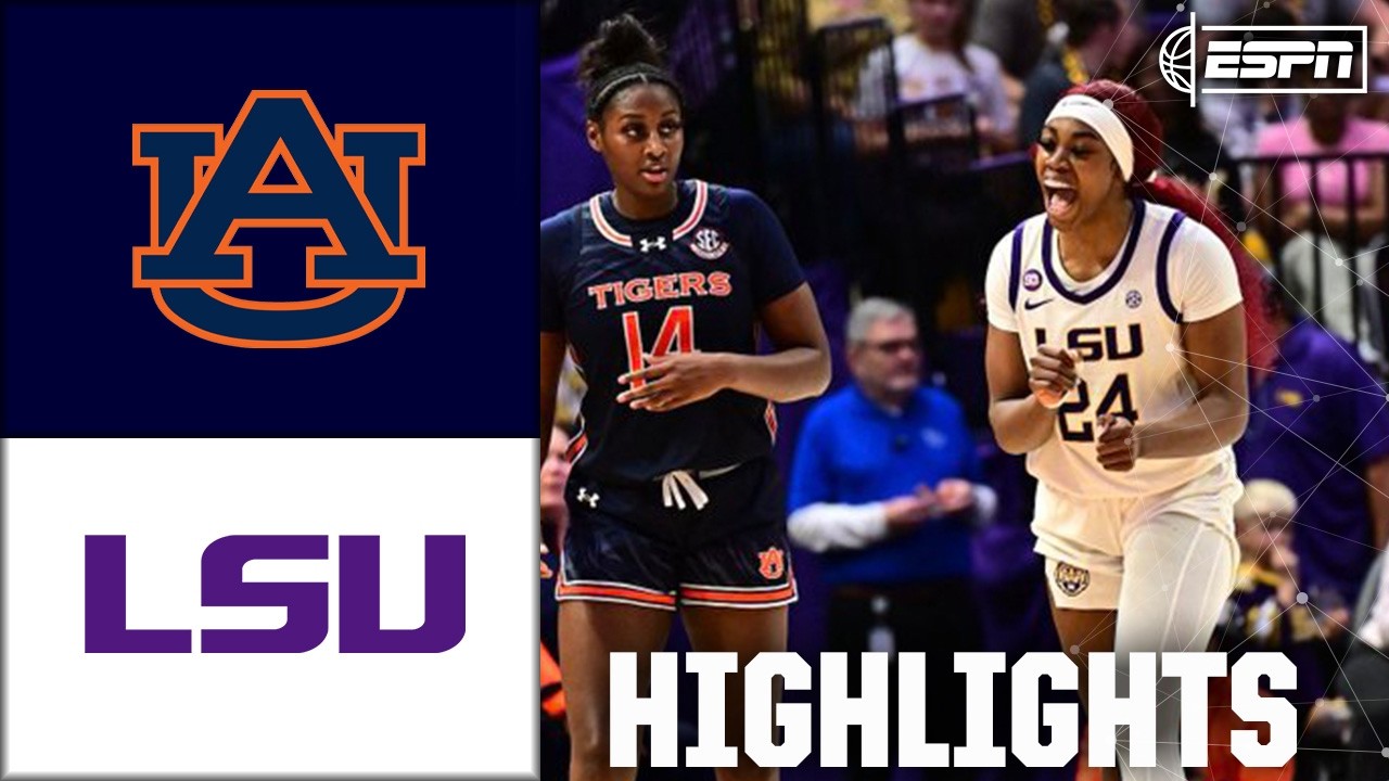 Auburn Tigers vs. LSU Tigers | Full Game Highlights | ESPN College Basketball