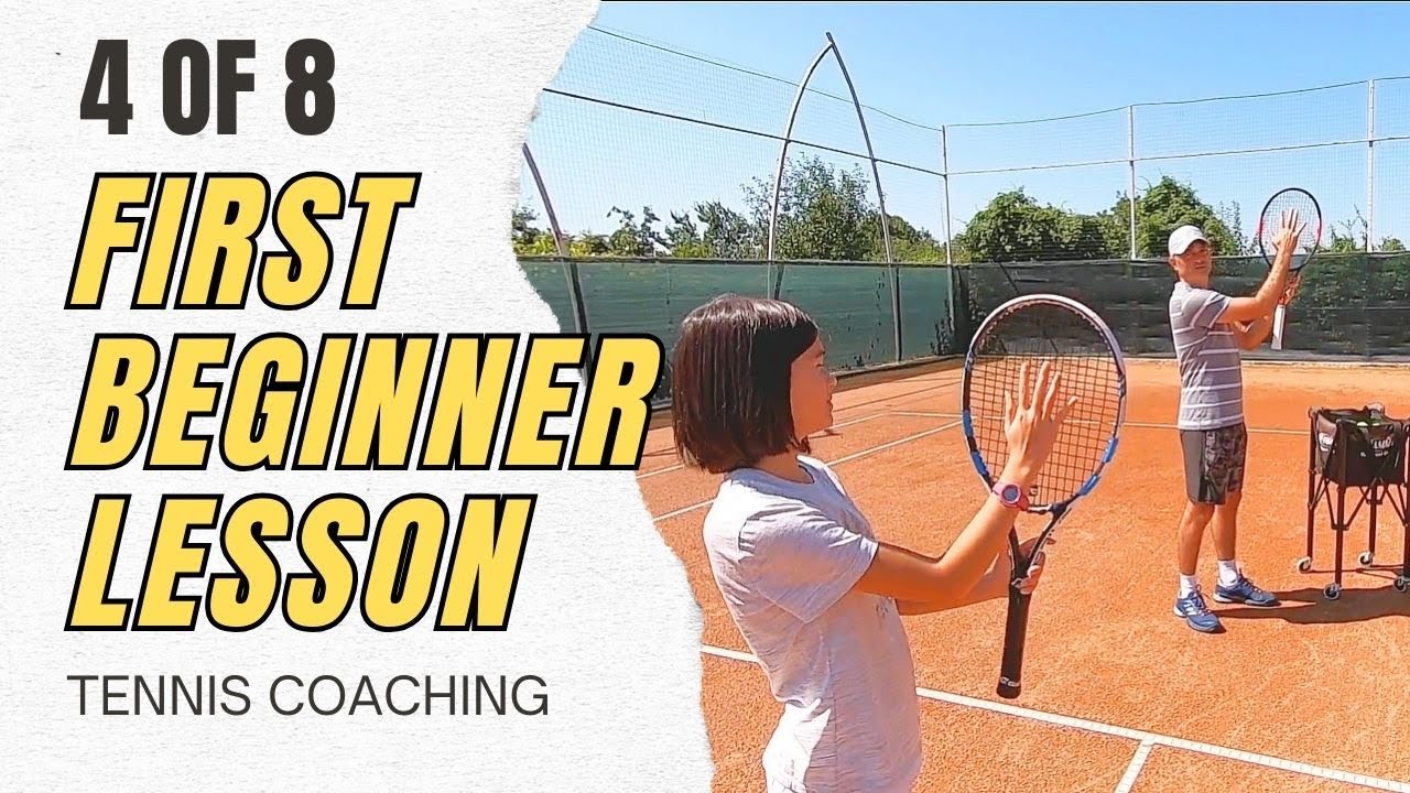 4 of 8: Beginner Tennis Coaching - Teach THIS in the FIRST Lesson!