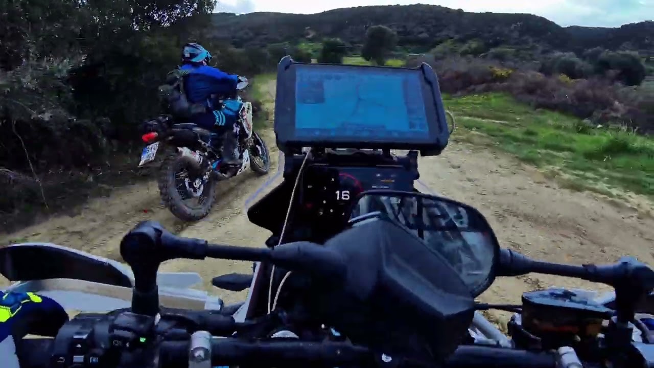 CFmoto 450MT x2 Kythira Bloopers off-road adventure 