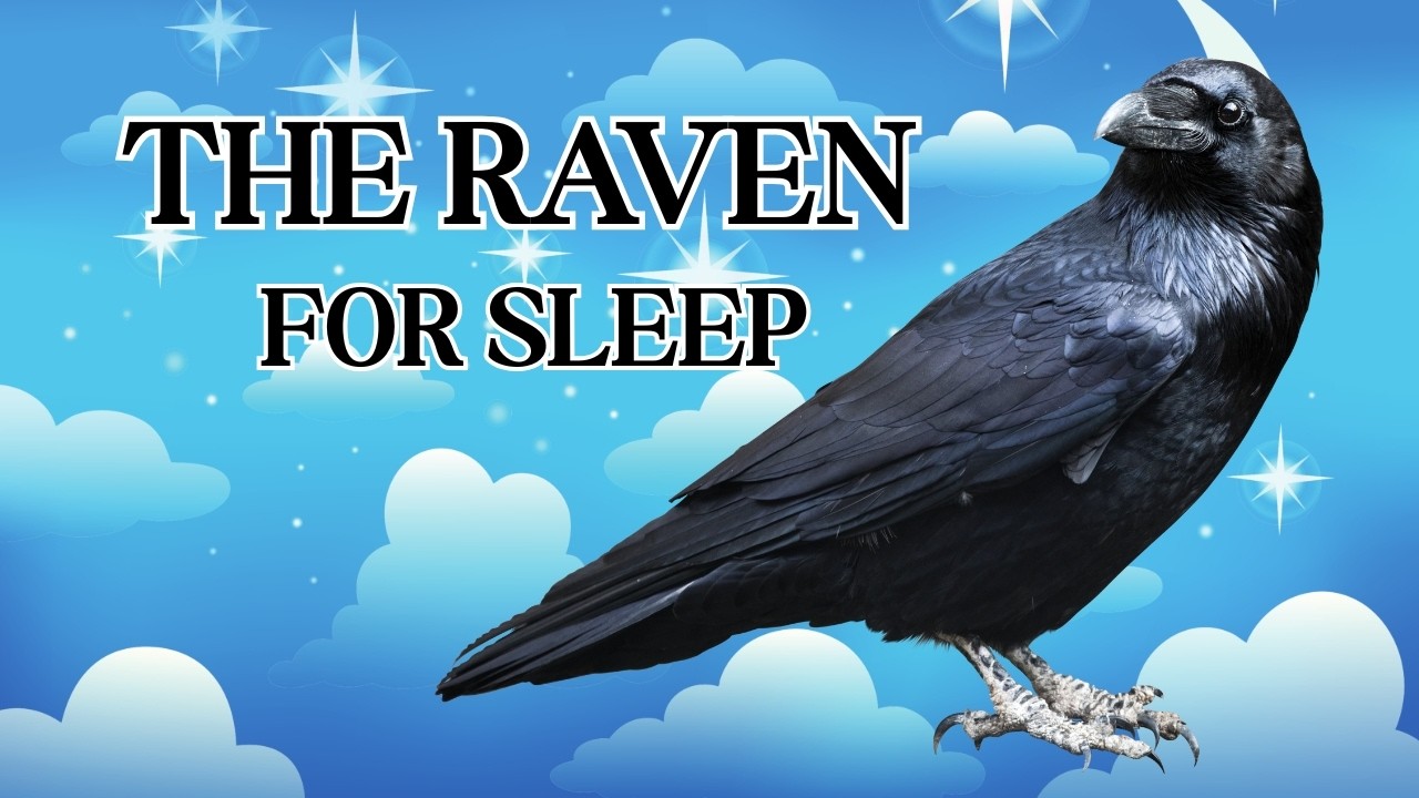 Fireside Sleep Story  | Gothic Poetry for Deep Sleep 🌙 The Raven by Edgar Allan Poe