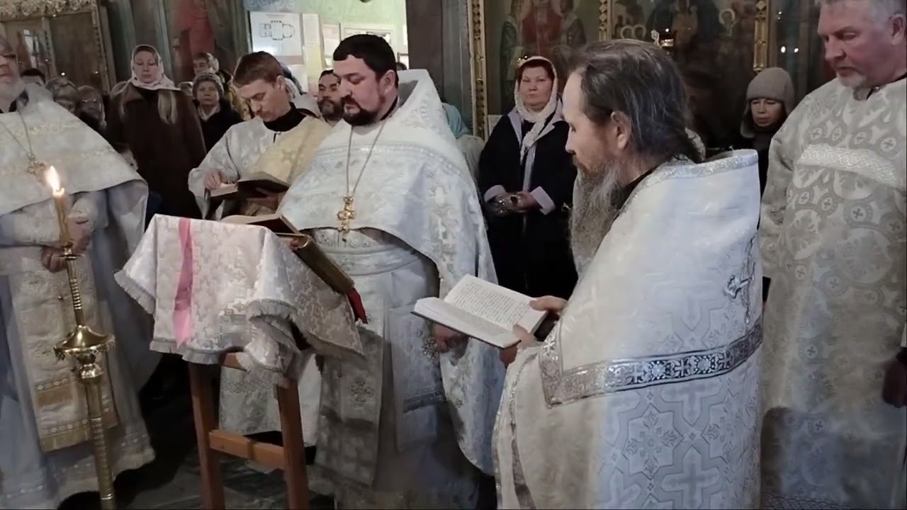 Крещенский Сочельник, или Навечерие Богоявления в Свято Вознесенском храме в Сыктывкаре