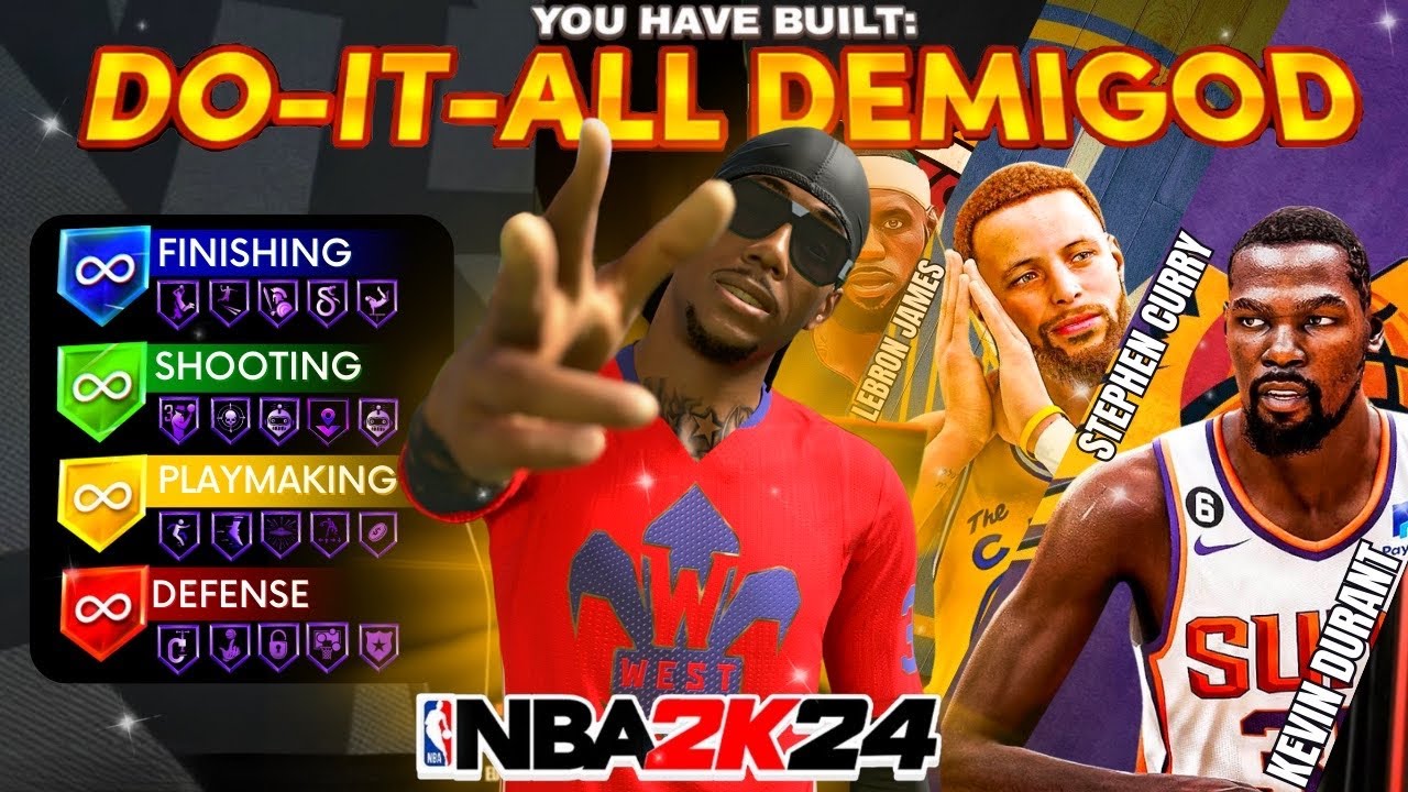 93 MID + 91 3PT + 90 DUNK 2 WAY POINT GUARD BUILD CAN DO EVERYTHING! BEST GUARD BUILD IN NBA2K24!