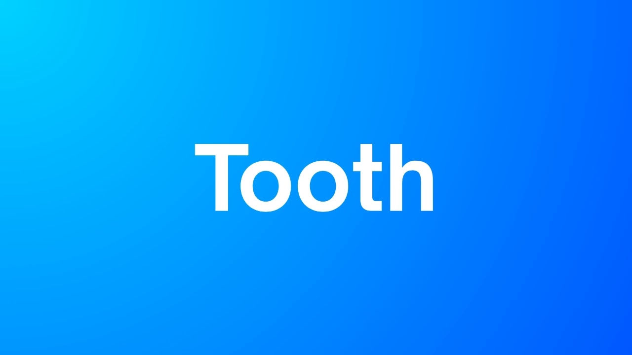 Tooth Pronunciation (American English 🇺🇲)