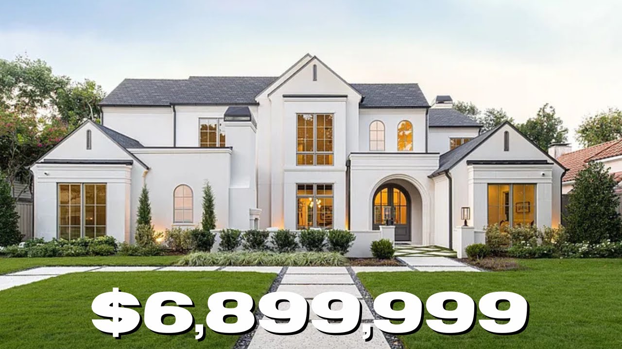 Moving to Dallas? REALTOR TOURS A $6.9M FRENCH MODERN HOME | Step inside this Dallas Dream Home