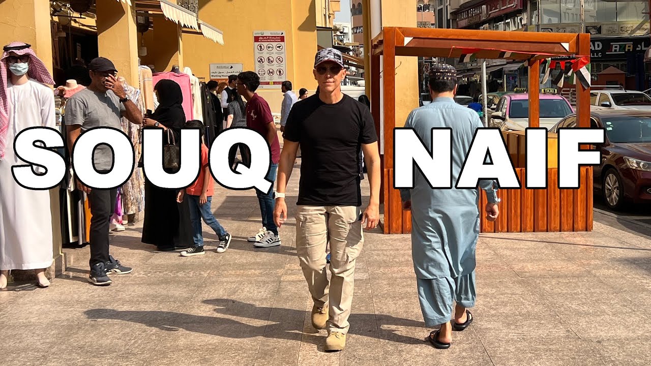 Walking around Souq Naif📍Dubai 🇦🇪 4K