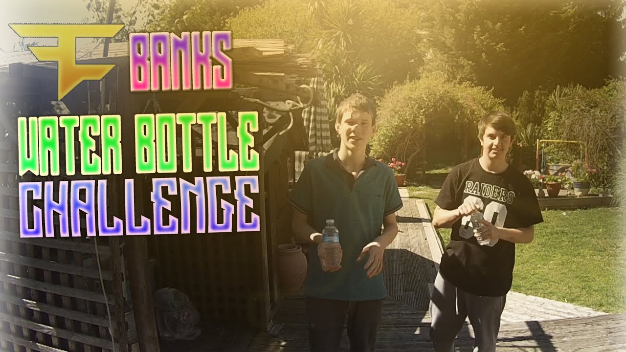 FaZe Banks Waterbottle Challenge w/MrBilly0999