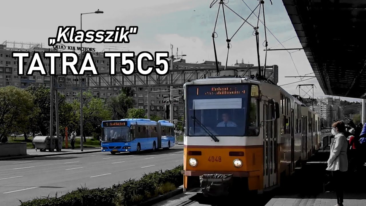 Klasszik Tatra Klasszik bemondásokkal az 1-es villamos vonalán