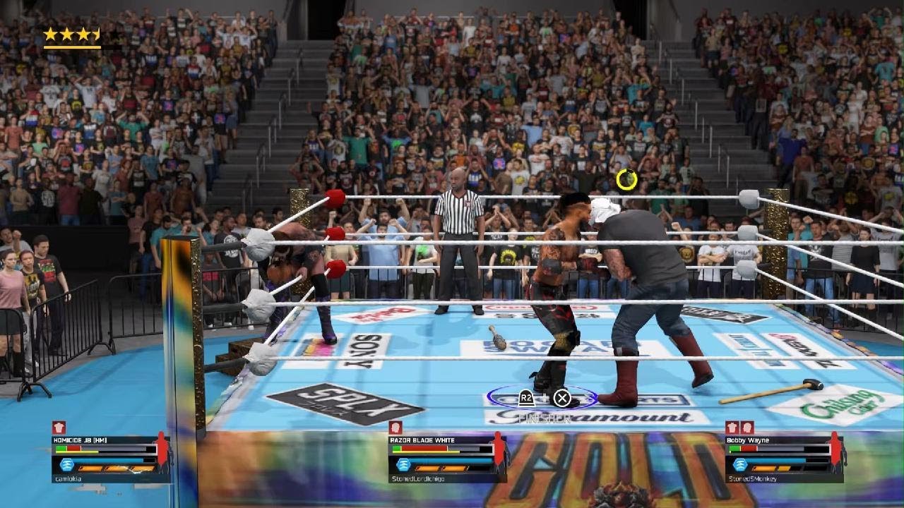 Abyss 🆚JB 🆚 Homicide JB farewell - HCW 3 way - HCW world championship
