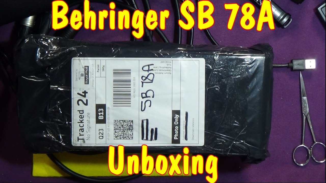 Unboxing - Behringer SB 78A Electret Condenser