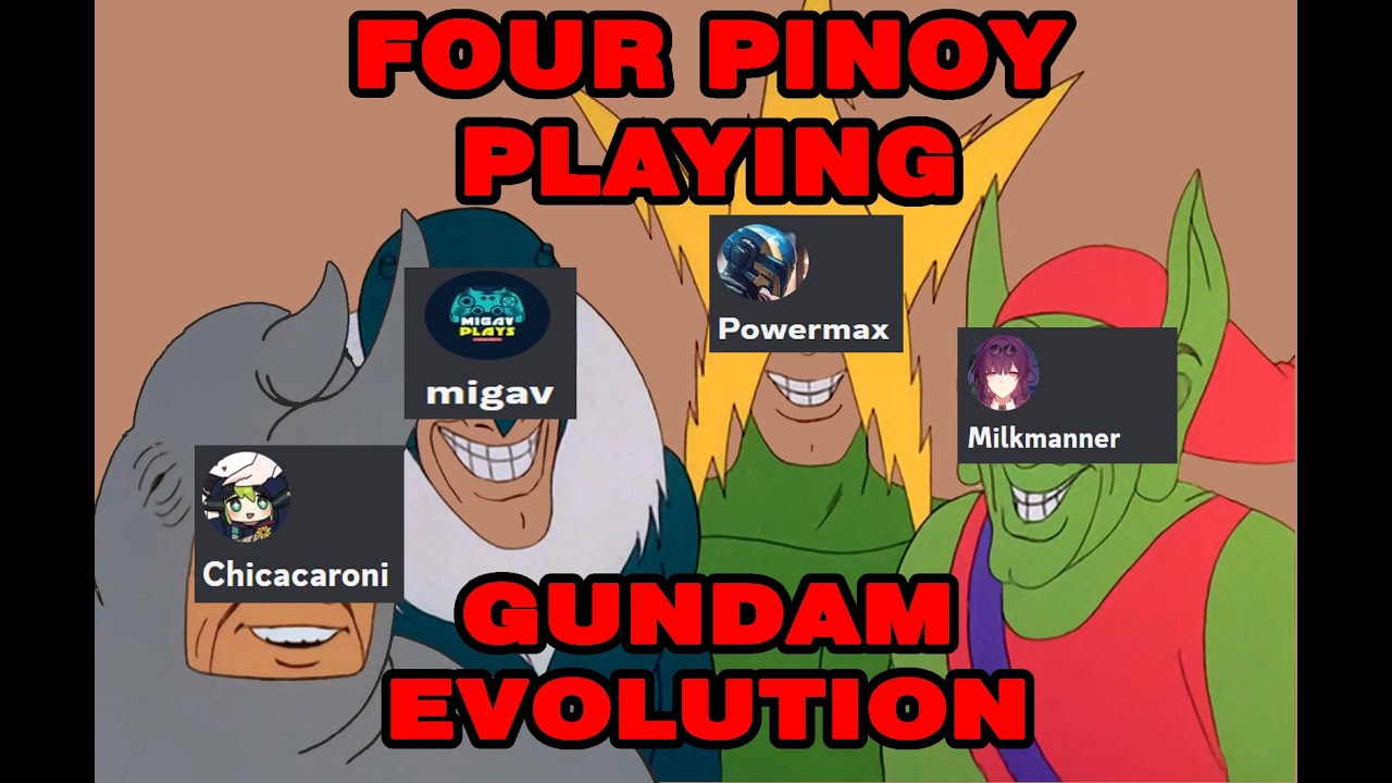 [GUNDAM EVOLUTION] 4 Pinoy playing gunevo