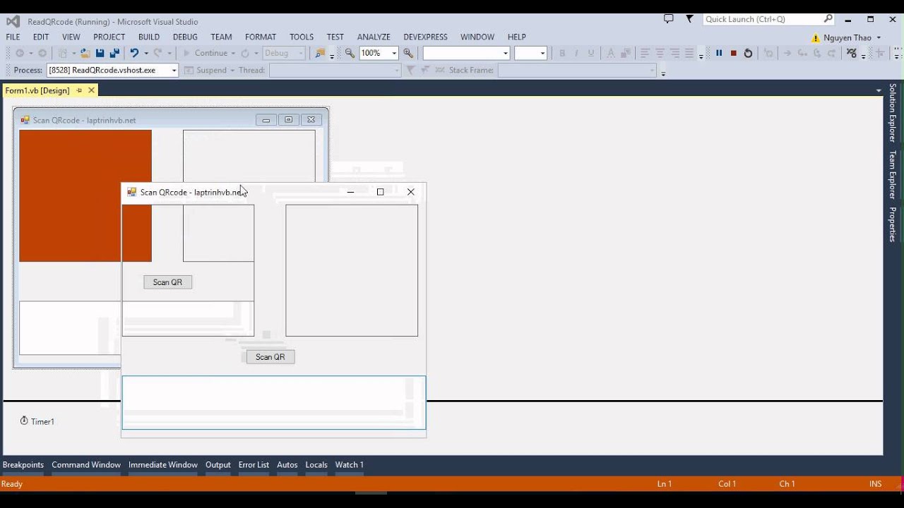 [VB.NET] Tutorial Create, Read and Scan  Decode QR code use ZXing
