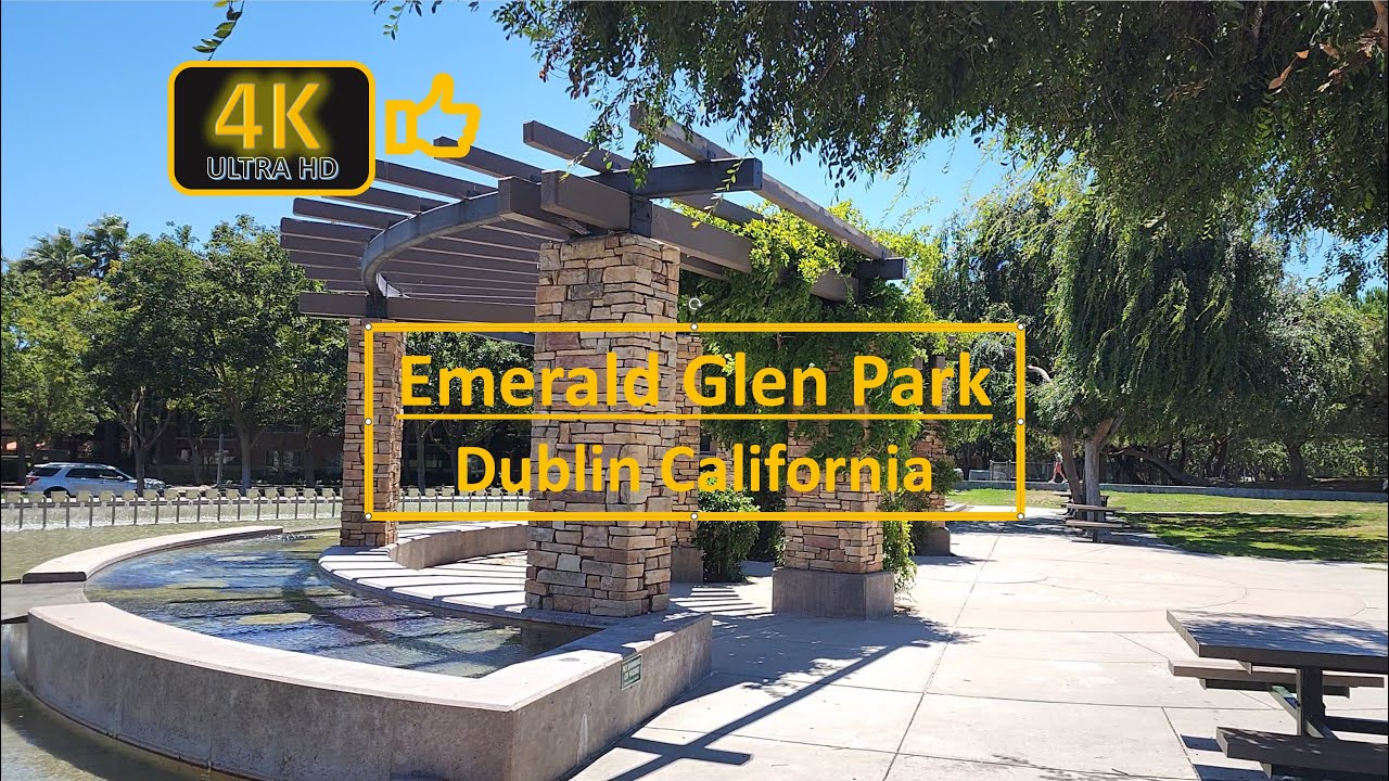 Emeral Glen Park in Dublin California [4K Ultra HD] Walking Tour