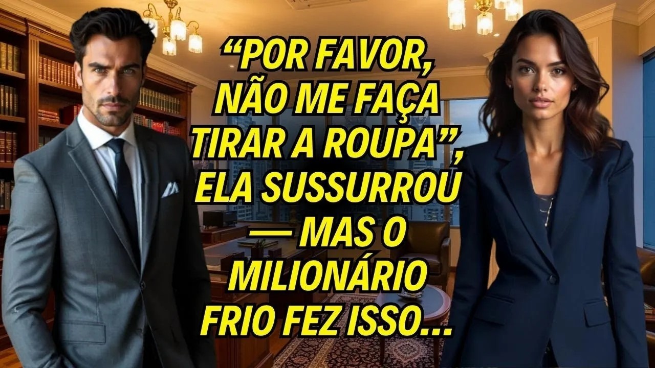 “Por Favor, Não Me Faça Tirar A Roupa”, Ela Sussurrou — Mas O Milionário Frio Fez Isso…