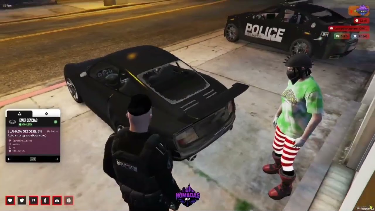 ROBO PERSECUCION MAS BADULAQUE #nomadasrp 
