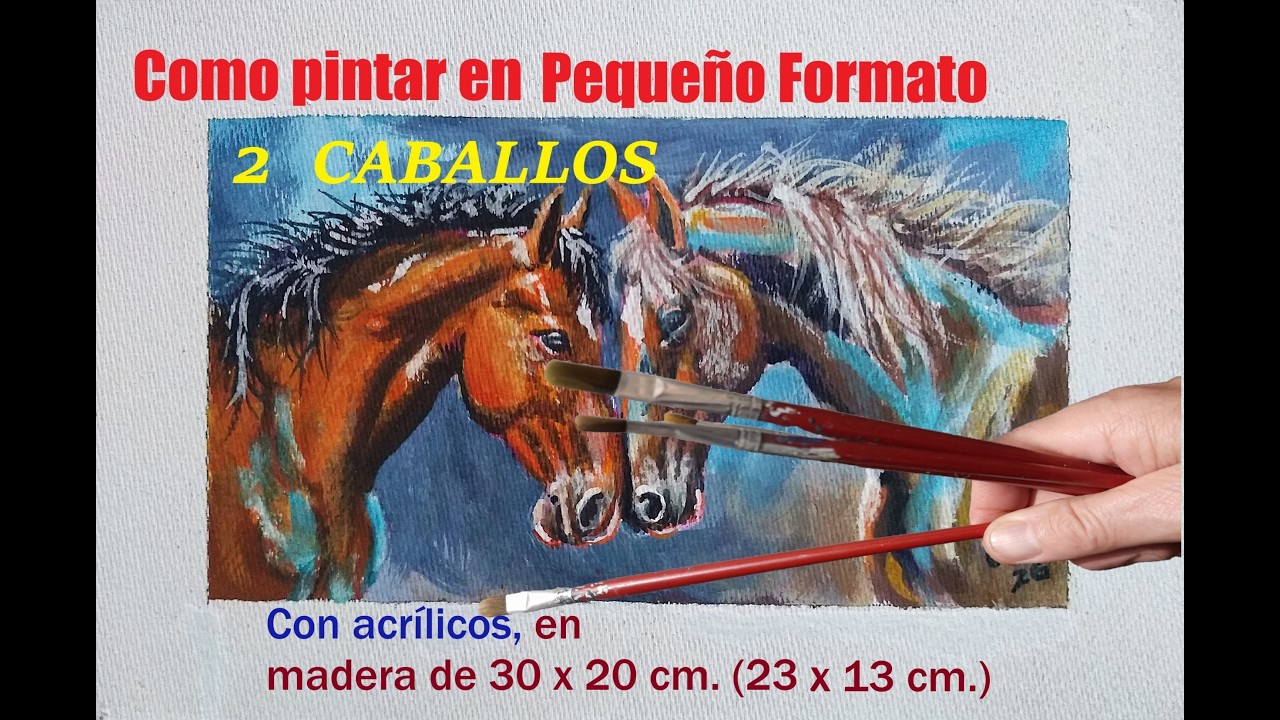 Como pintar en pequeño formato.