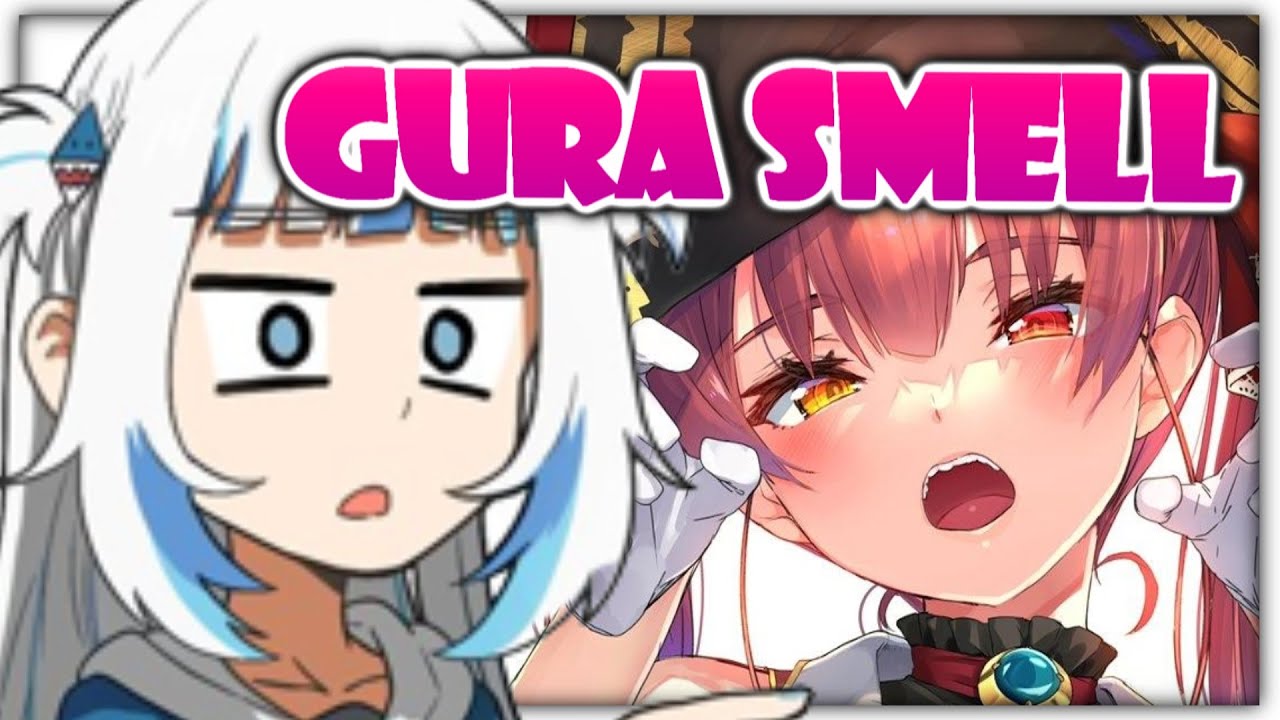 Marine Smelled Gura At First Meeting IRL [ Gawr Gura / Hololive EN Clips ]