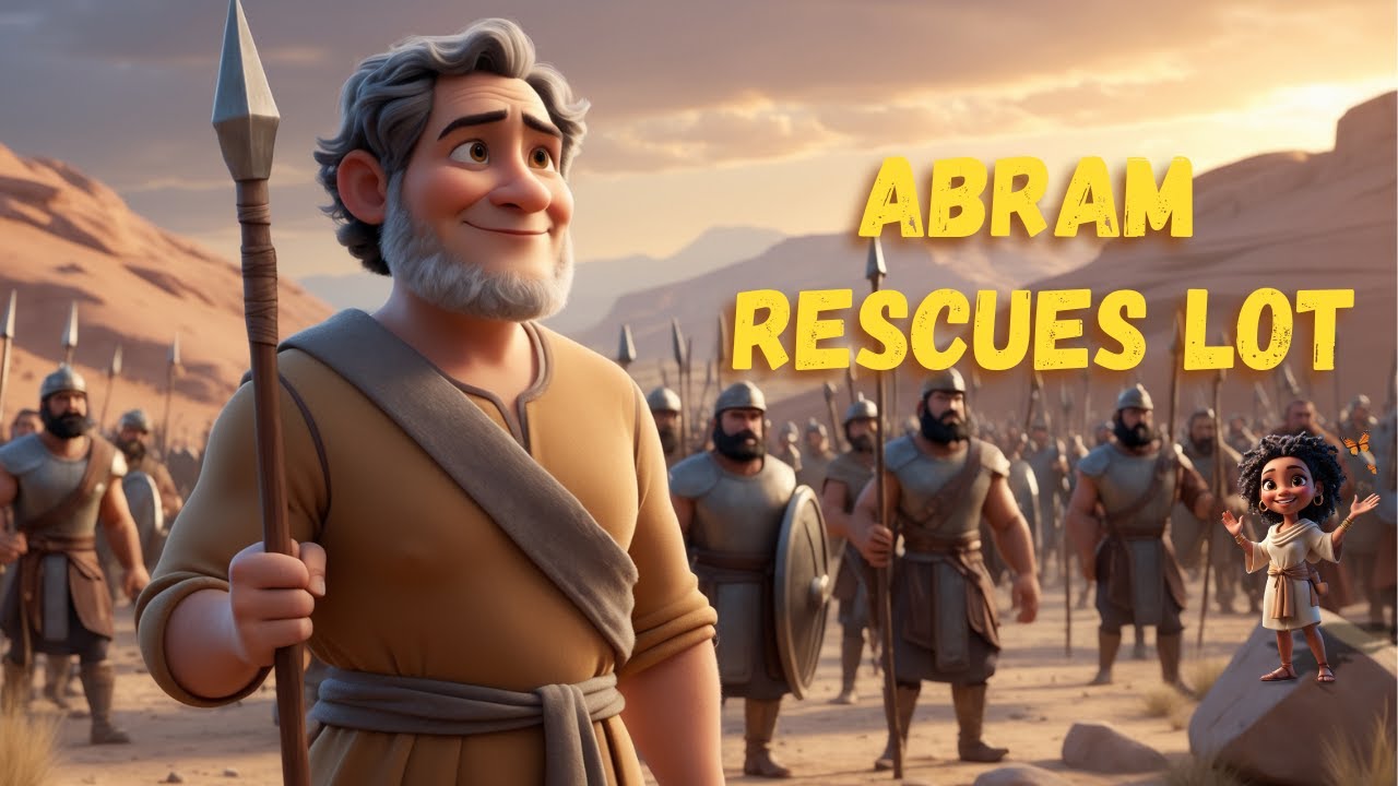 Abram Rescues Lot | Brave Faith and God’s Protection | 3D Animated Bible Stories for Kids