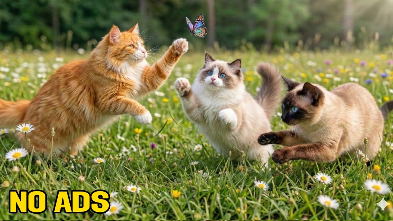 12 Hours Of Calming Music for Cats 😻 Gentle Music for Anxious Cats & Deep Sleep