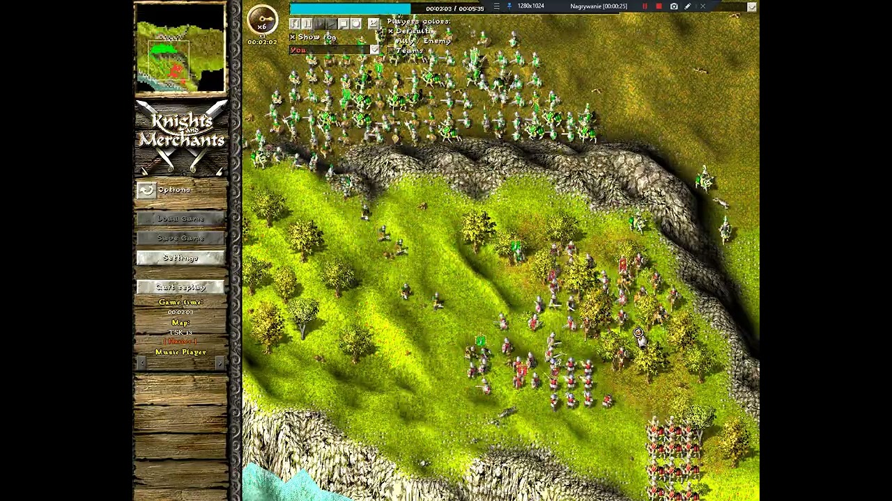 Knights and Merchants Remake ver 14787 - Mission 13 - New Harder difficulty - no exploits - fairplay