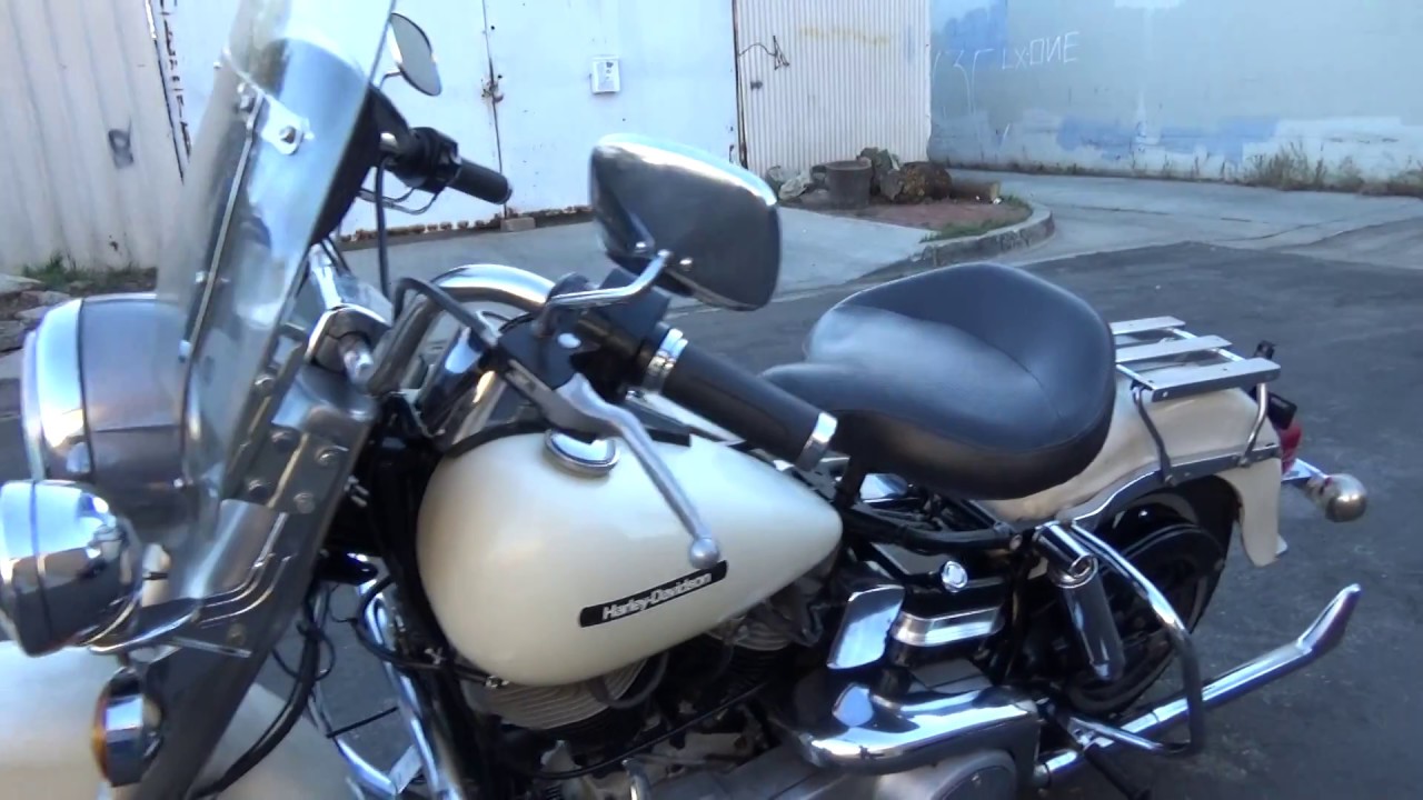 Hunting Harley's, 1985 FLHP, one of 300, original paint