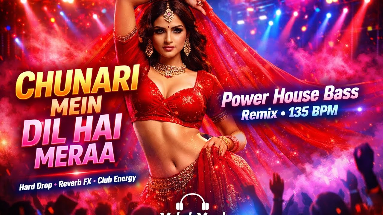 Chunari Mein Dil Hai Meraa – Power House Bass Remix | Hard Drop Reverb Mix | 90s Bollywood  