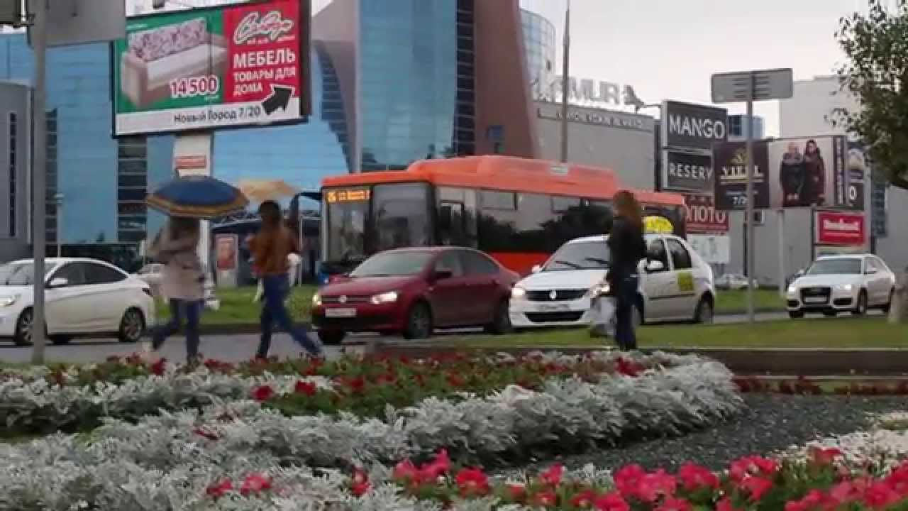 Выход на линию газовых автобусов в Набережных Челнах 07.09.15г.